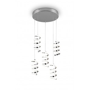 LAOLA R34185306 φωτιστικό κρεμαστό LED REALITY LIGHTING χρωμέ