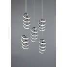 LAOLA R34185306 φωτιστικό κρεμαστό LED REALITY LIGHTING χρωμέ