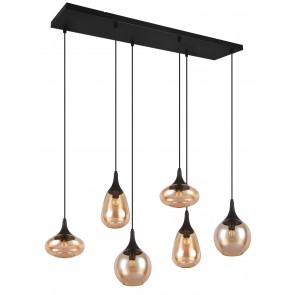 LUMINA Κρεμαστό Φωτιστικό ράγα 317000613 TRIO LIGHTING - μελί