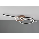 MONTILLA Φωτιστικό οροφής / τοίχου LED TRIO LIGHTING  643010302 μαύρο - μπρονζέ