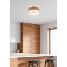 SEASONS Φωτιστικό Οροφής REALITY LIGHTING 611500201 Υφασμάτινο Ξύλινο