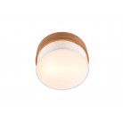 SEASONS Φωτιστικό Οροφής REALITY LIGHTING 611500201 Υφασμάτινο Ξύλινο