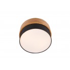 SEASONS Φωτιστικό Οροφής REALITY LIGHTING 611500202 Υφασμάτινο Ξύλινο Μαύρο