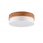 SEASONS Φωτιστικό Οροφής REALITY LIGHTING 611500301 Λευκό Υφασμάτινο Ξύλινο