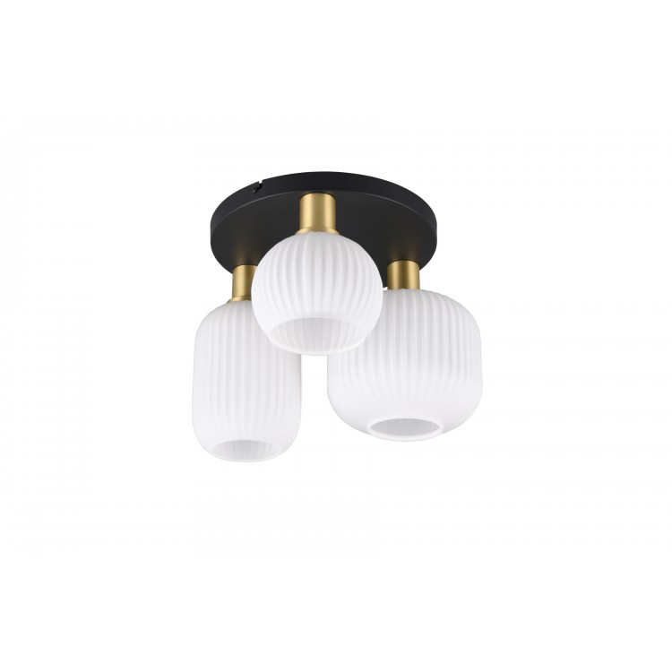 DIVA Φωτιστικό Οροφής REALITY LIGHTING 619800308 Οπάλ Μπρονζέ DIVA Φωτιστικό Οροφής REALITY LIGHTING 619800308 Οπάλ Μπρονζέ