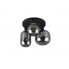 DIVA Φωτιστικό Οροφής REALITY LIGHTING 619800332 Γυάλινο Μαύρο