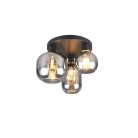 DIVA Φωτιστικό Οροφής REALITY LIGHTING 619800332 Γυάλινο Μαύρο