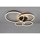 DRAKE φωτιστικό Οροφής TRIO LIGHTING 632210432 Μαύρο ματ