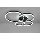 DRAKE φωτιστικό Οροφής TRIO LIGHTING 632210432 Μαύρο ματ