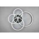 DRAKE φωτιστικό Οροφής TRIO LIGHTING 632210432 Μαύρο ματ