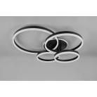 DRAKE φωτιστικό Οροφής TRIO LIGHTING 632210432 Μαύρο ματ