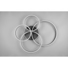 DRAKE φωτιστικό Οροφής TRIO LIGHTING 632210432 Μαύρο ματ