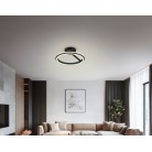 AMADOR φωτιστικό Οροφής TRIO LIGHTING 635510132 Μαύρο ματ