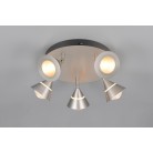 ROMEO φωτιστικό Οροφής TRIO LIGHTING 637010507 Νίκελ πεντάφωτο