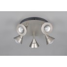ROMEO φωτιστικό Οροφής TRIO LIGHTING 637010507 Νίκελ πεντάφωτο