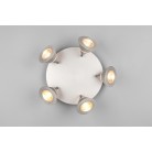ROMEO φωτιστικό Οροφής TRIO LIGHTING 637010507 Νίκελ πεντάφωτο