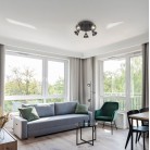 ROMEO φωτιστικό Οροφής TRIO LIGHTING 637010532 Μαύρο πεντάφωτο