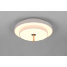 KEATON φωτιστικό Οροφής TRIO LIGHTING 640210176 Γκρι Καφέ δισκοειδές