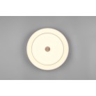 KEATON φωτιστικό Οροφής TRIO LIGHTING 640210176 Γκρι Καφέ δισκοειδές