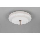 KEATON φωτιστικό Οροφής TRIO LIGHTING 640210176 Γκρι Καφέ δισκοειδές