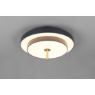 KEATON φωτιστικό Οροφής TRIO LIGHTING 640210180 Μαύρο ορειχάλκινο