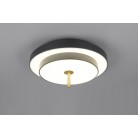 KEATON φωτιστικό Οροφής TRIO LIGHTING 640210180 Μαύρο ορειχάλκινο
