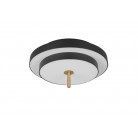 KEATON φωτιστικό Οροφής TRIO LIGHTING 640210180 Μαύρο ορειχάλκινο