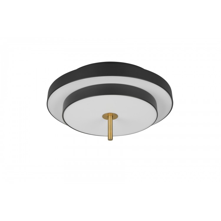 KEATON φωτιστικό Οροφής TRIO LIGHTING 640210180 Μαύρο ορειχάλκινο