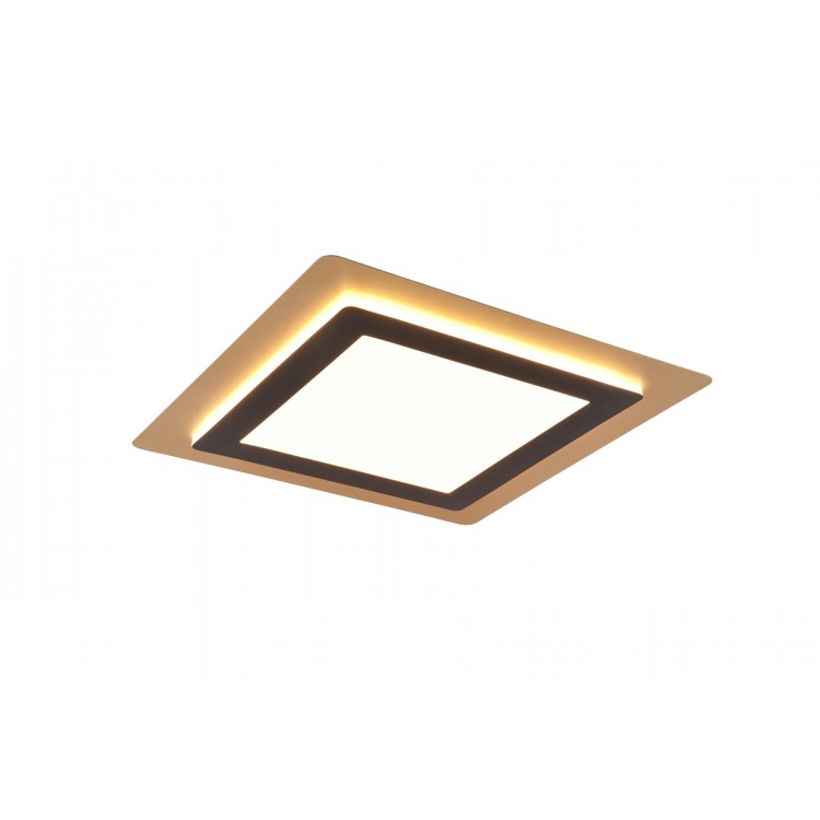 MORGAN φωτιστικό Οροφής LED TRIO LIGHTING 641510280 Μαύρο – Χρυσό