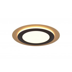 MORGAN φωτιστικό Οροφής LED TRIO LIGHTING 641519280 Μαύρο – Χρυσό
