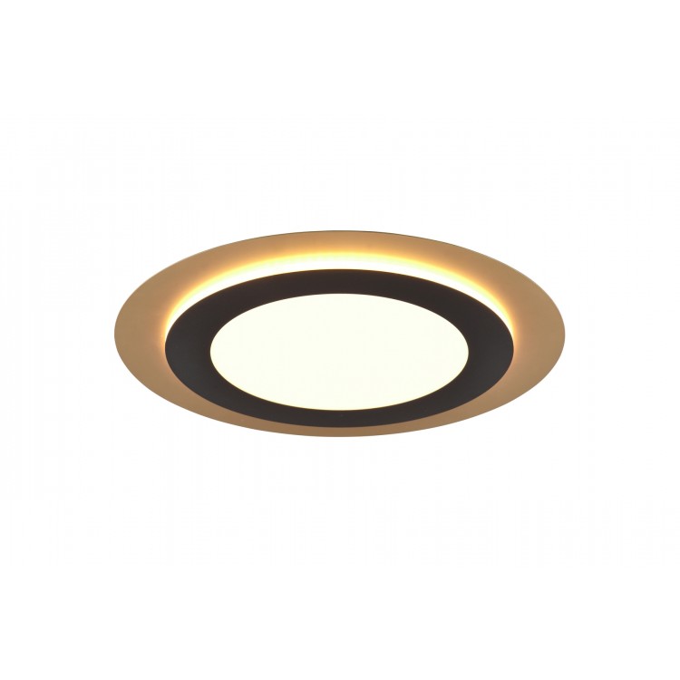MORGAN φωτιστικό Οροφής LED TRIO LIGHTING 641519280 Μαύρο – Χρυσό