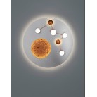 ZODIAC φωτιστικό Οροφής LED TRIO LIGHTING 644810107 Βουρτσισμένο αλουμίνιο