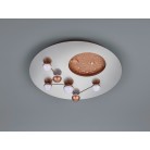 ZODIAC φωτιστικό Οροφής LED TRIO LIGHTING 644810107 Βουρτσισμένο αλουμίνιο