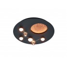 ZODIAC φωτιστικό Οροφής LED TRIO LIGHTING 644810132 Μαύρο ματ