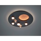 ZODIAC φωτιστικό Οροφής LED TRIO LIGHTING 644810132 Μαύρο ματ