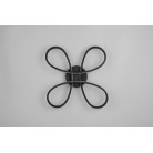 FLY φωτιστικό Οροφής LED TRIO LIGHTING 645610132 Μαύρο ματ