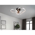 CARUSO φωτιστικό Οροφής LED TRIO LIGHTING 648110680 Μαύρο – Χρυσό