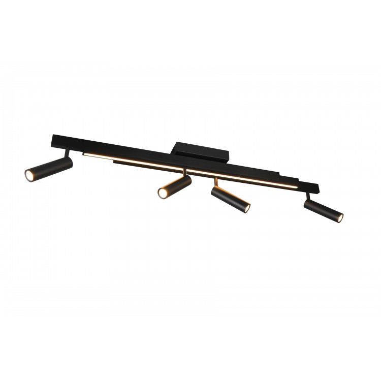 ZENO φωτιστικό Οροφής LED TRIO LIGHTING 648310532 Μαύρο ματ