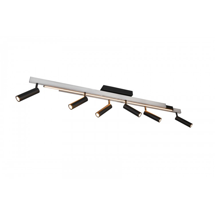 ZENO φωτιστικό Οροφής LED TRIO LIGHTING 648310705 Βουρτσισμένο αλουμίνιο