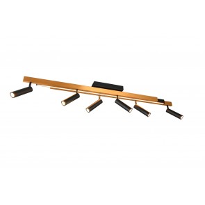 ZENO φωτιστικό Οροφής LED TRIO LIGHTING 648310780 Μαύρο – Χρυσό