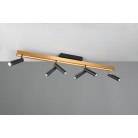 ZENO φωτιστικό Οροφής LED TRIO LIGHTING 648310780 Μαύρο – Χρυσό