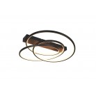 DARVIN φωτιστικό Οροφής LED TRIO LIGHTING 649110132 Μαύρο ματ