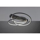 DARVIN φωτιστικό Οροφής LED TRIO LIGHTING 649110132 Μαύρο ματ