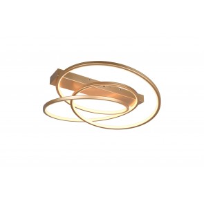 DARVIN φωτιστικό Οροφής LED TRIO LIGHTING 649110179 Χρυσό