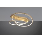 DARVIN φωτιστικό Οροφής LED TRIO LIGHTING 649110179 Χρυσό