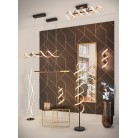SEQUENCE Κρεμαστό Φωτιστικό LED TRIO LIGHTING  341810208 ράγα - Χρυσό