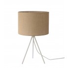 TRIPOD JUTE επιτραπέζιο φωτιστικό τρίποδο VEIS - αμπαζούρ από γιούτα