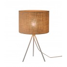TRIPOD JUTE επιτραπέζιο φωτιστικό τρίποδο VEIS - αμπαζούρ από γιούτα