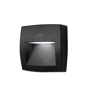 Απλίκα Τοίχου Εξωτερικού Χώρου Fumagalli Lorenza AS1.000.AXJ1K μαύρο     