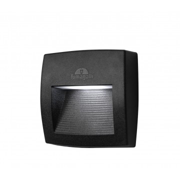 Απλίκα Τοίχου Εξωτερικού Χώρου Fumagalli Lorenza AS1.000.AXJ1K μαύρο     